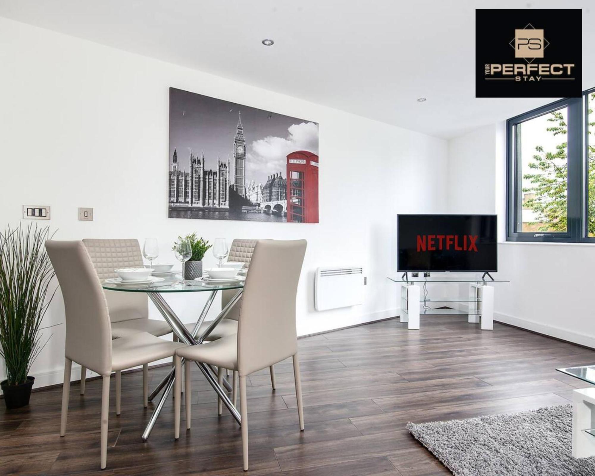 Luxe Modern Apartment By Your Perfect Stay Short Lets Birmingham Zewnętrze zdjęcie